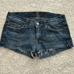 Cut off Jean shorts, 7 for all mankind